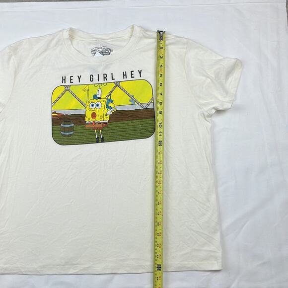 NEW SpongeBob “Hey Girl Hey” tee. Size 2x-juniors. - Picture 4 of 7